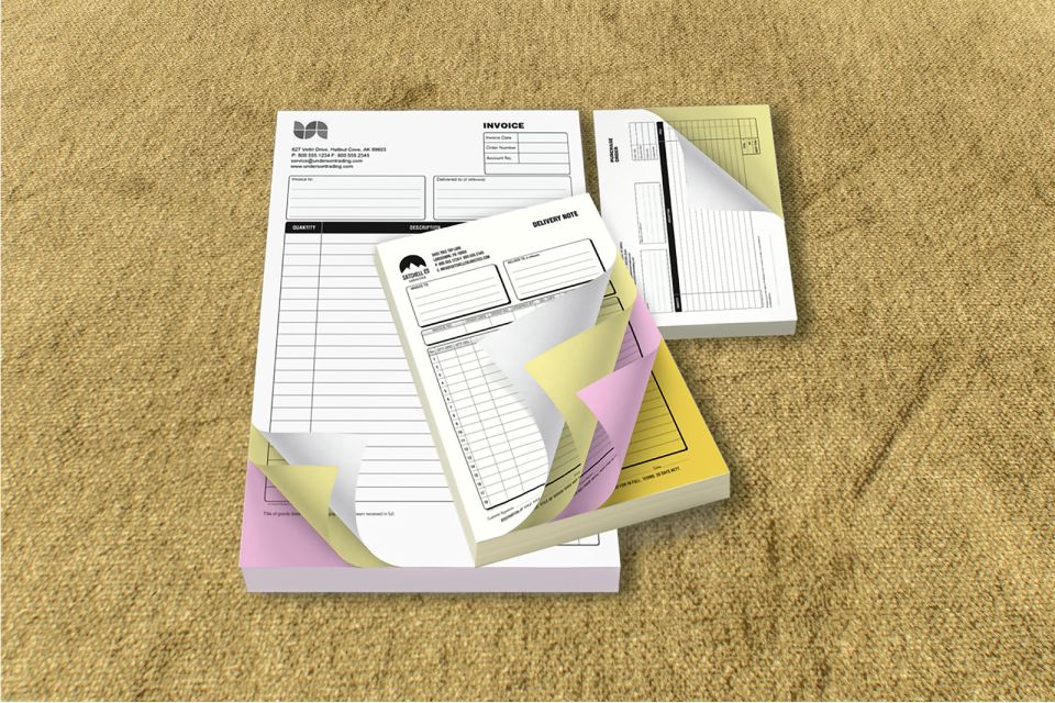 Blocchi in carta chimica